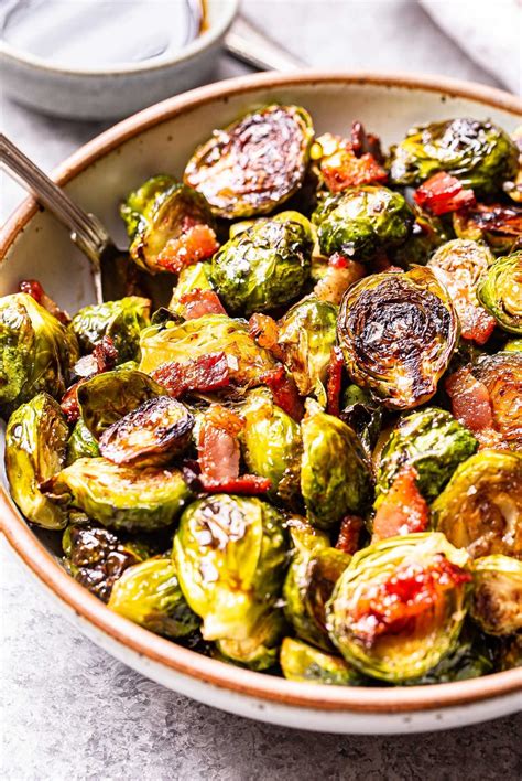 maple roasted brussels sprouts.